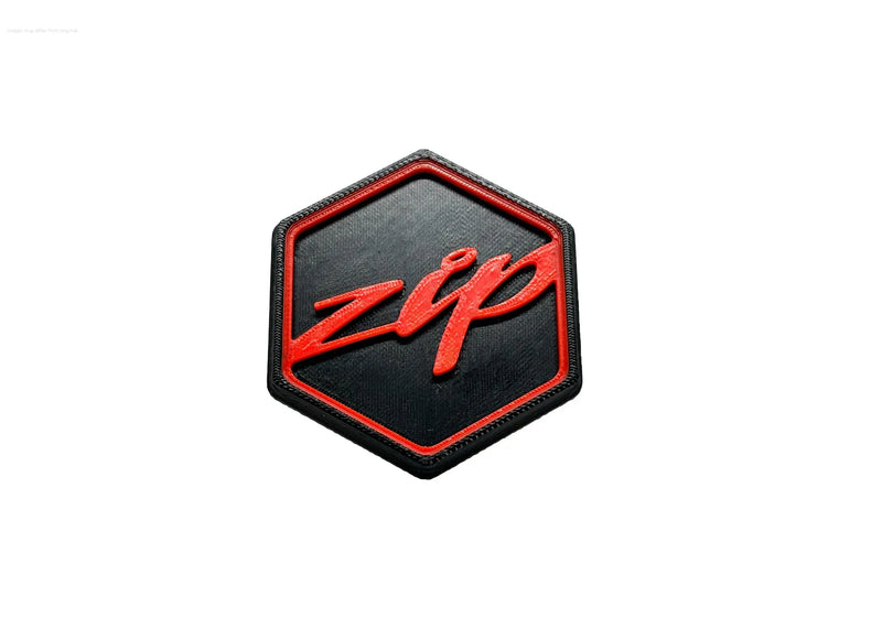 3D Logo Piaggio Custom Edition Red | Piaggio ZIP Models Falan Parts  Falan Parts