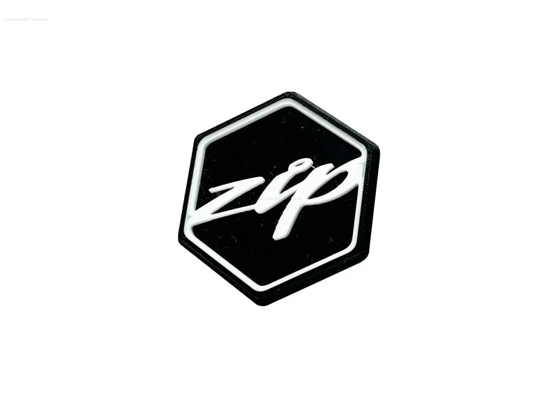 3D Logo Piaggio Custom Edition White | Piaggio ZIP Models FP Parts  Falan Parts