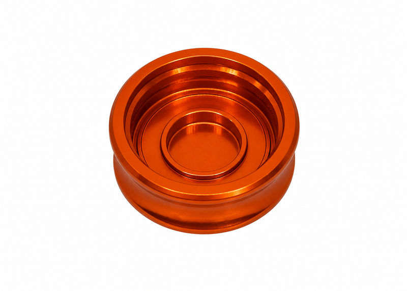 Tank Cap 1O1 Factory Orange | Vespa ET2/ET4/LX/LXV/S/Primavera/Sprint/946/GTS/GTS Super/GTV/GT 60/GT/GT L 50-300cc 2T/4T 1O1 Factory  Falan Parts