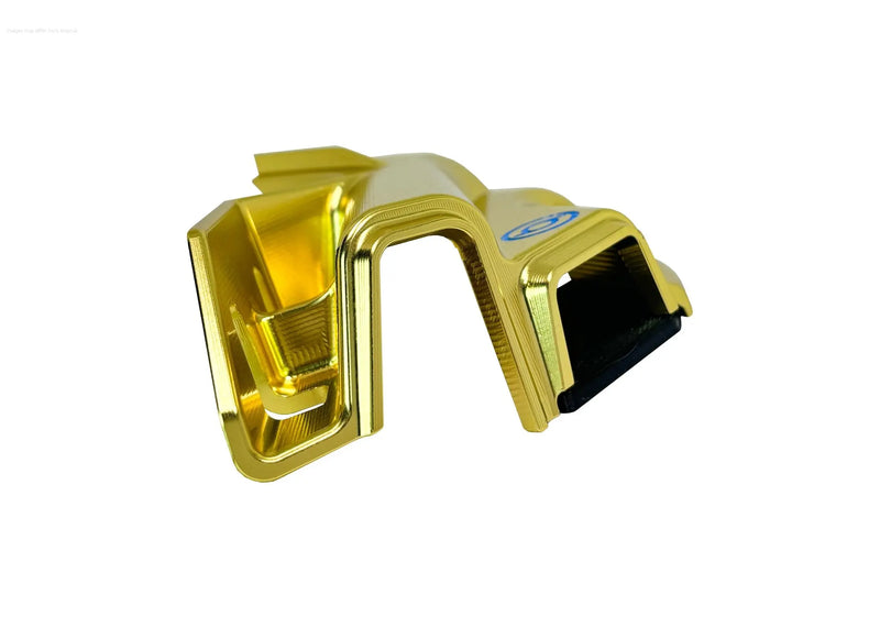 Race Duct-S6 CNC 1O1 Factory Gold | Vespa ET2/ET4/LX/LXV/S/946/GTS/GTS Super/GTV/GT 60/GT/GT L 50-300cc 2T/4T 1O1 Factory  Falan Parts