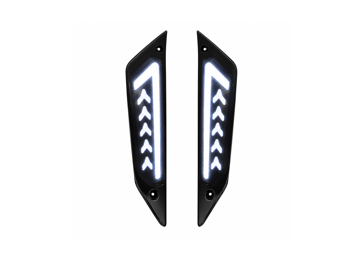 Alpha Styling Front Indicator Arrow Smoke Matrix | Piaggio Zip Models A-PLUS  Falan Parts