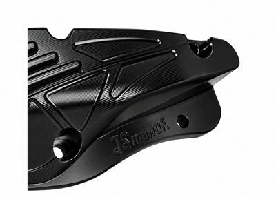 Oil Pan JS Manuf CNC Red | Vespa GTS Super i.e. 125ccm/GTS/GTS Super/GTV 300cc HPE JS Manuf  Falan Parts