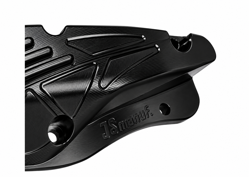 Oil Pan JS Manuf CNC Red | Vespa GTS Super i.e. 125ccm/GTS/GTS Super/GTV 300cc HPE JS Manuf  Falan Parts
