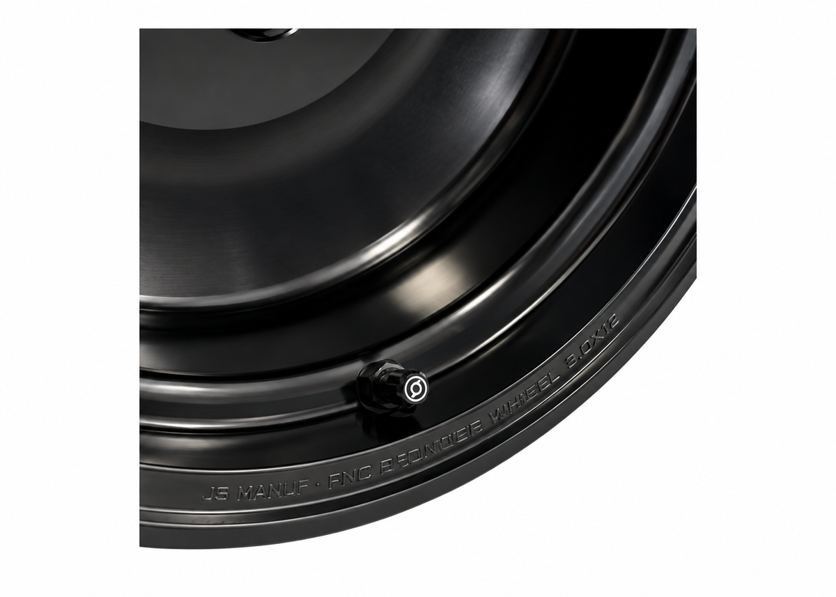 Rim Set CNC 1O1 Factory V.R.C Black | Vespa GTS/GTS Super/GTV/GT 60/GT/GT L 125-310cc 1O1 Factory  Falan Parts
