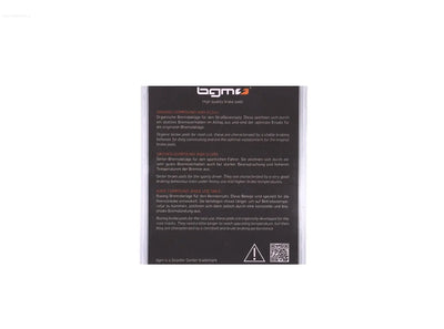 Brake pads BGM 47.4x37/85x42mm | Gilera Runner, Piaggio NRG BGM  Falan Parts