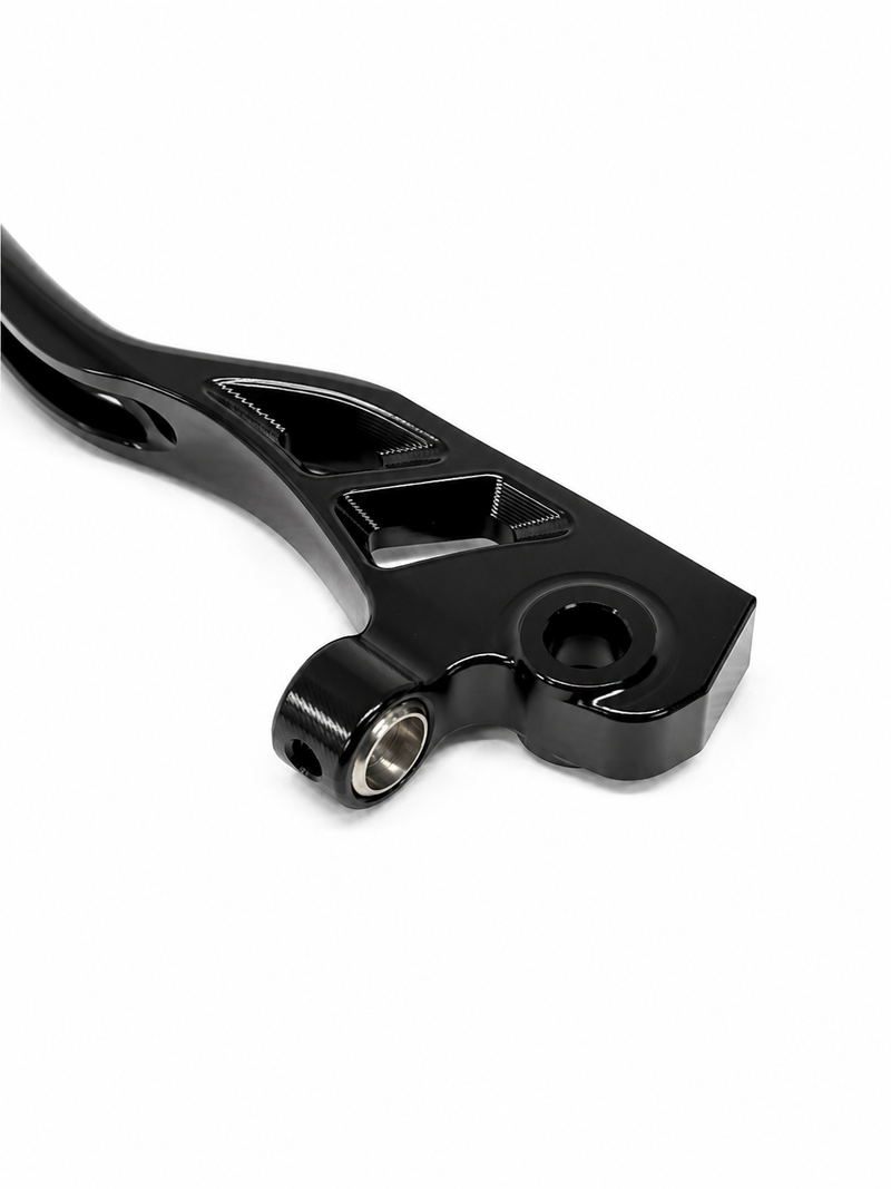 Sport Lever Set JS Manuf CNC Black | Vespa GTS/GTS Super 125/300/310cc (2023-) JS Manuf  Falan Parts