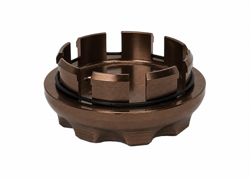 Hub Nut Cover 1O1 Factory Copper | Vespa ET2/ET4/LX/LXV/S/Primavera/Sprint/GTS/GTS Super/GTV/GT 60/GT/GT L 50-310cc 2T/4T 1O1 Factory  Falan Parts