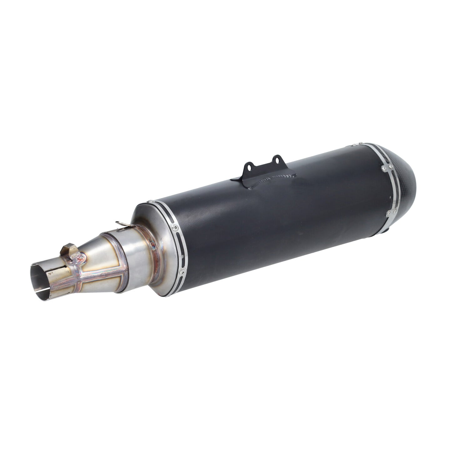 Yasuni Exhaust Black | Vespa GTS/GTS Super/GTV/GT 60 125-300cc i.e. 4T LC (`16-`20) Yasuni  Falan Parts