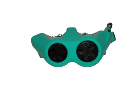 Accossato Caliper Monoblock 100mm Acqua Green  | Vespa Sprint/ Primavera/ GTS Models 50-310cc Accossato  Falan Parts
