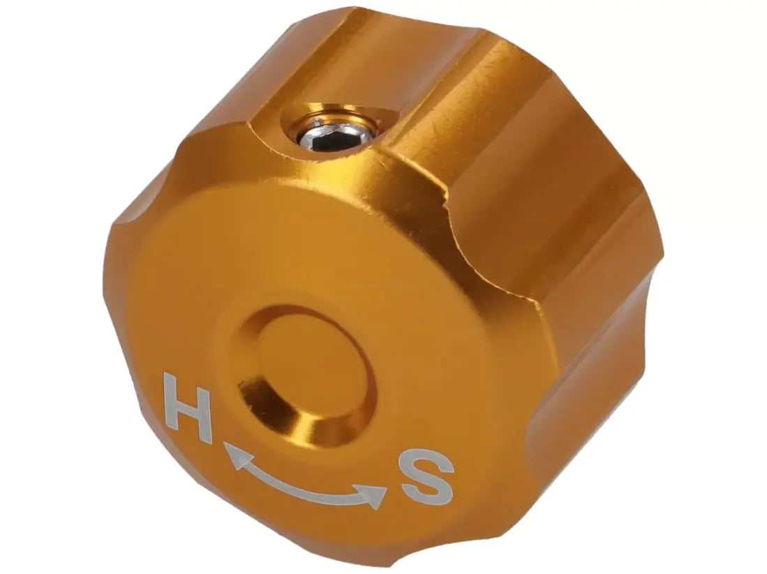 Adjustment Wheel Damping BGM PRO-Series Gold | For Shock Absorbers Of The BGM PRO R12, BGM PRO SC / R12, BGM PRO SC / F16 Series BGM  Falan Parts