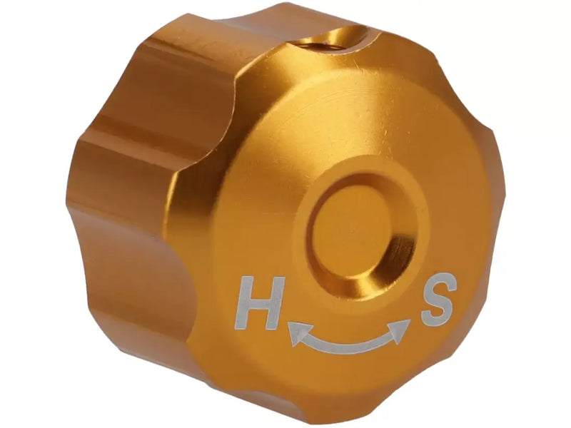 Adjustment Wheel Damping BGM PRO-Series Gold | For Shock Absorbers Of The BGM PRO R12, BGM PRO SC / R12, BGM PRO SC / F16 Series BGM  Falan Parts