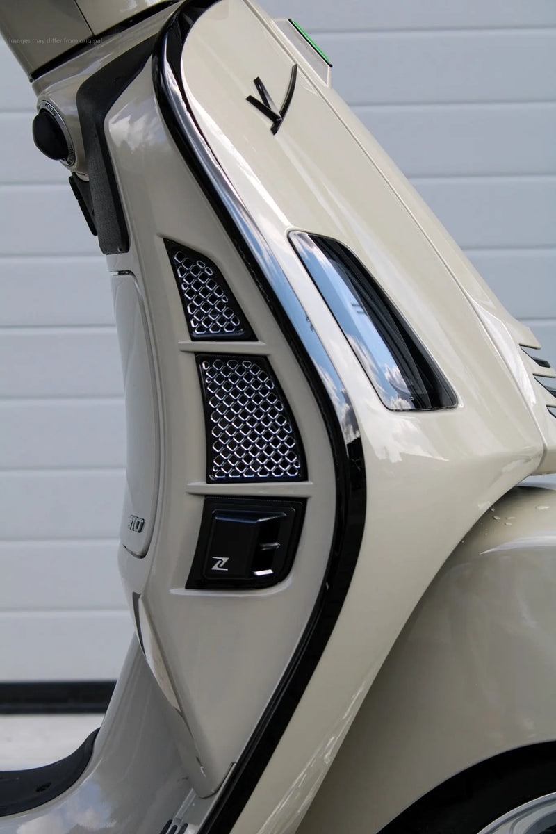 Air Inlet Grill ZELIONI Glove Box Black | Vespa GTS/GTS Super 125-300cc (2023-) Zelioni  Falan Parts