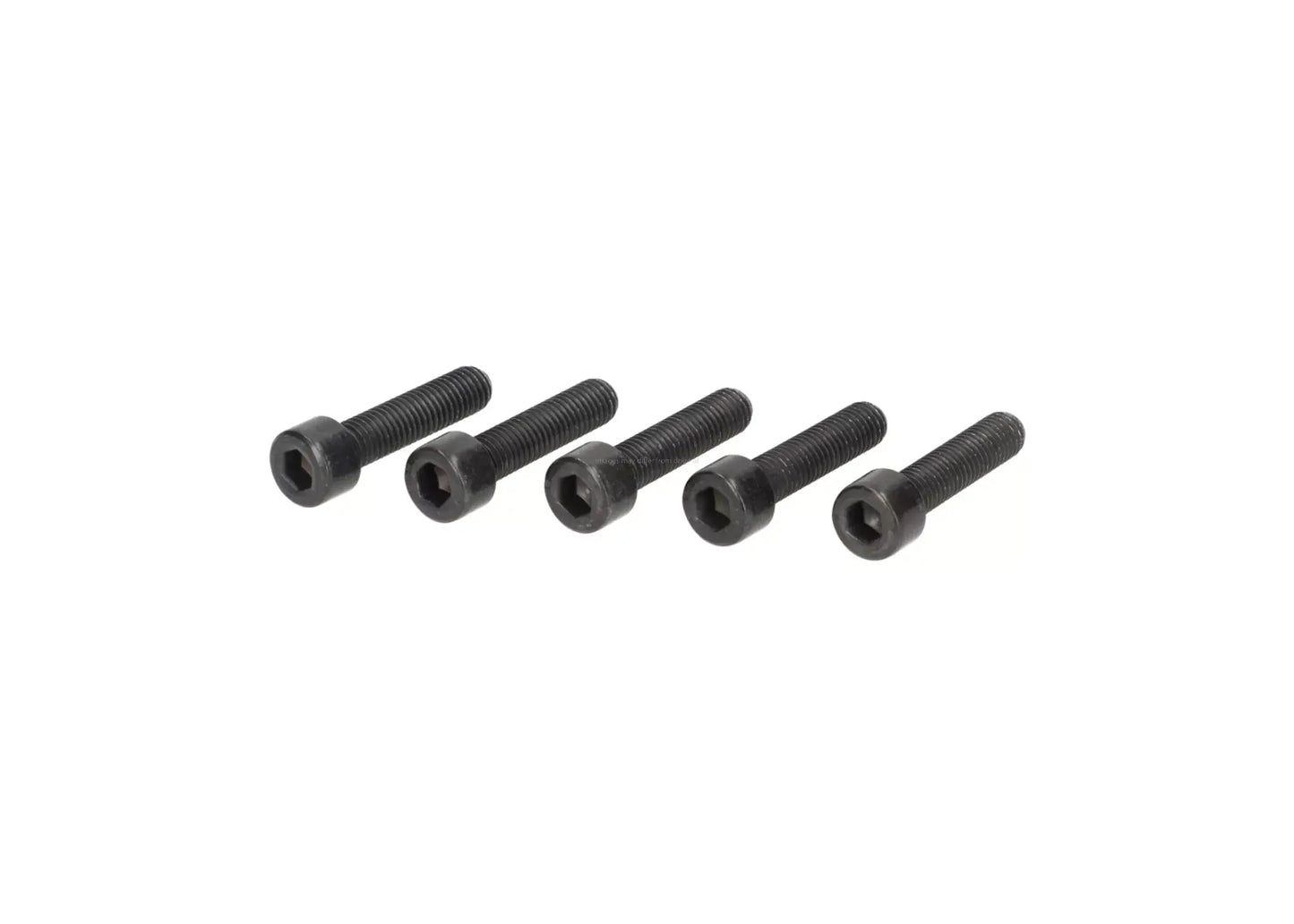 Allen screw kit (5 pcs) -DIN 912- M8 x 40 (8.8 stiffness) Black Coated For wheel rim | Vespa S/LX/946/Sprint/ Primavera/GT/ GTV/GTS 125-300cc BGM  Falan Parts