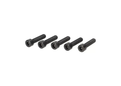 Allen screw kit (5 pcs) -DIN 912- M8 x 40 (8.8 stiffness) Black Coated For wheel rim | Vespa S/LX/946/Sprint/ Primavera/GT/ GTV/GTS 125-300cc BGM  Falan Parts