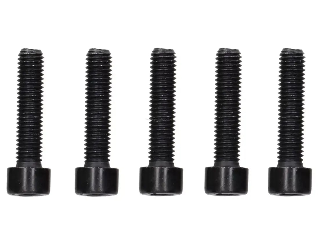Allen screw kit (5 pcs) -DIN 912- M8 x 40 (8.8 stiffness) Black Coated For wheel rim | Vespa S/LX/946/Sprint/ Primavera/GT/ GTV/GTS 125-300cc BGM  Falan Parts