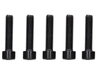 Allen screw kit (5 pcs) -DIN 912- M8 x 40 (8.8 stiffness) Black Coated For wheel rim | Vespa S/LX/946/Sprint/ Primavera/GT/ GTV/GTS 125-300cc BGM  Falan Parts
