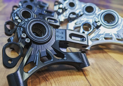 Axle Seating JS Manuf Black 100mm | Vespa GTS/GTS Super/GTV/GT60/GT/GT L 125-300cc JS Manuf  Falan Parts