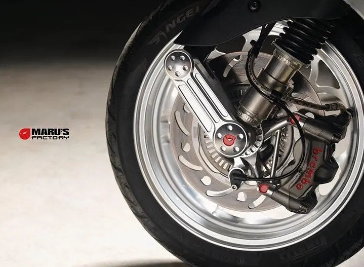Axle Seating Maru's Factory Silver | Vespa Primavera/Sprint 125-150cc ('17-) Maru's Factory  Falan Parts