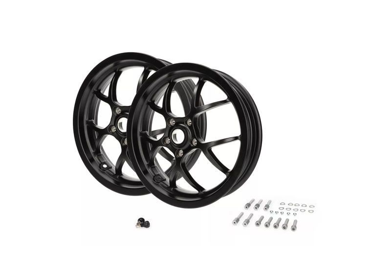 Rim Set BGM PRO SPORT 3.00-13" Matt Black | Vespa GTS/GTV/GT/GT L 125-300cc BGM  Falan Parts