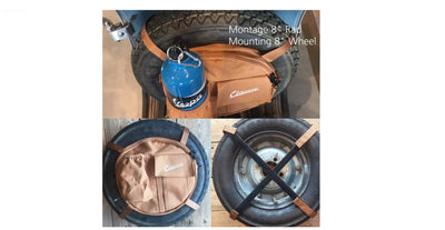 Bag SIP Classic For Spare Wheel Black 10" Open Rim & 8" Closed Rim SIP  Falan Parts