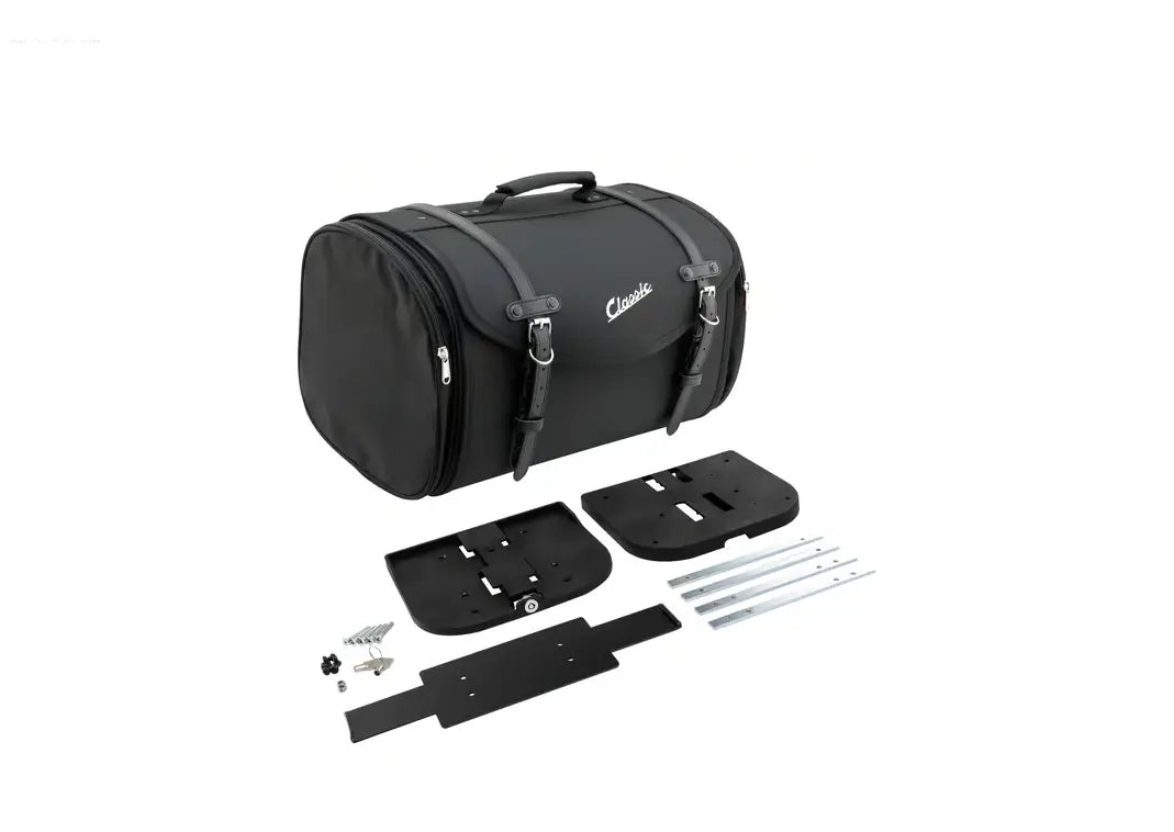 Bag Set SIP Classic Black | Vespa Sprint/ Primavera/ GTS/ GTV/ GT L/ GT 50-310cc SIP  Falan Parts