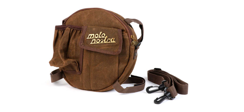 Bag for Spare Wheel MOTO NOSTRA Brown Vespa 50/75/90/ – Falan Parts