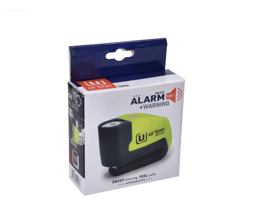 Brake Disc Lock Yellow Urban With Alarm Artago  Falan Parts