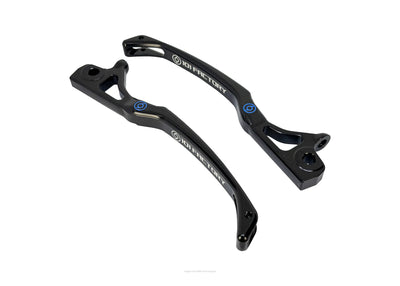 Brake Lever Set CNC 1O1 Factory Black | Vespa GTS/GTS Super 125/300/310cc (2023-) 1O1 Factory  Falan Parts