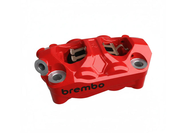 Brembo Calliper Hypure Left Red Radial 100mm | Vespa Sprint/ Primavera/GTS/ GTV 50-310cc Brembo  Falan Parts