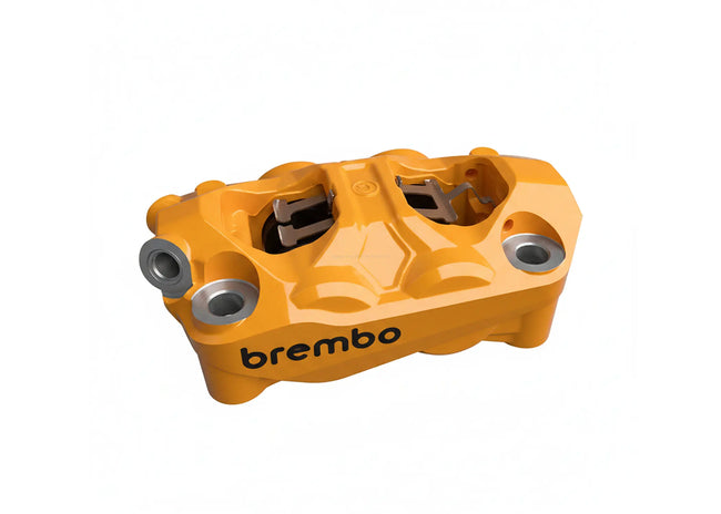 Brembo Calliper Hypure Left Yellow Radial 100mm | Vespa Sprint/ Primavera/GTS/ GTV 50-310cc Brembo  Falan Parts