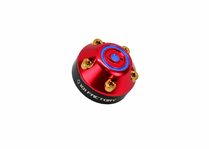 Swing Arm Silder S6 Small CNC 1O1 Factory Red/Black | Vespa ET2/ET4/LX/LXV/S/946/GTS/GTS Super/GTV/GT 60/GT/GT L 50-300cc 2T/4T 1O1 Factory  Falan Parts