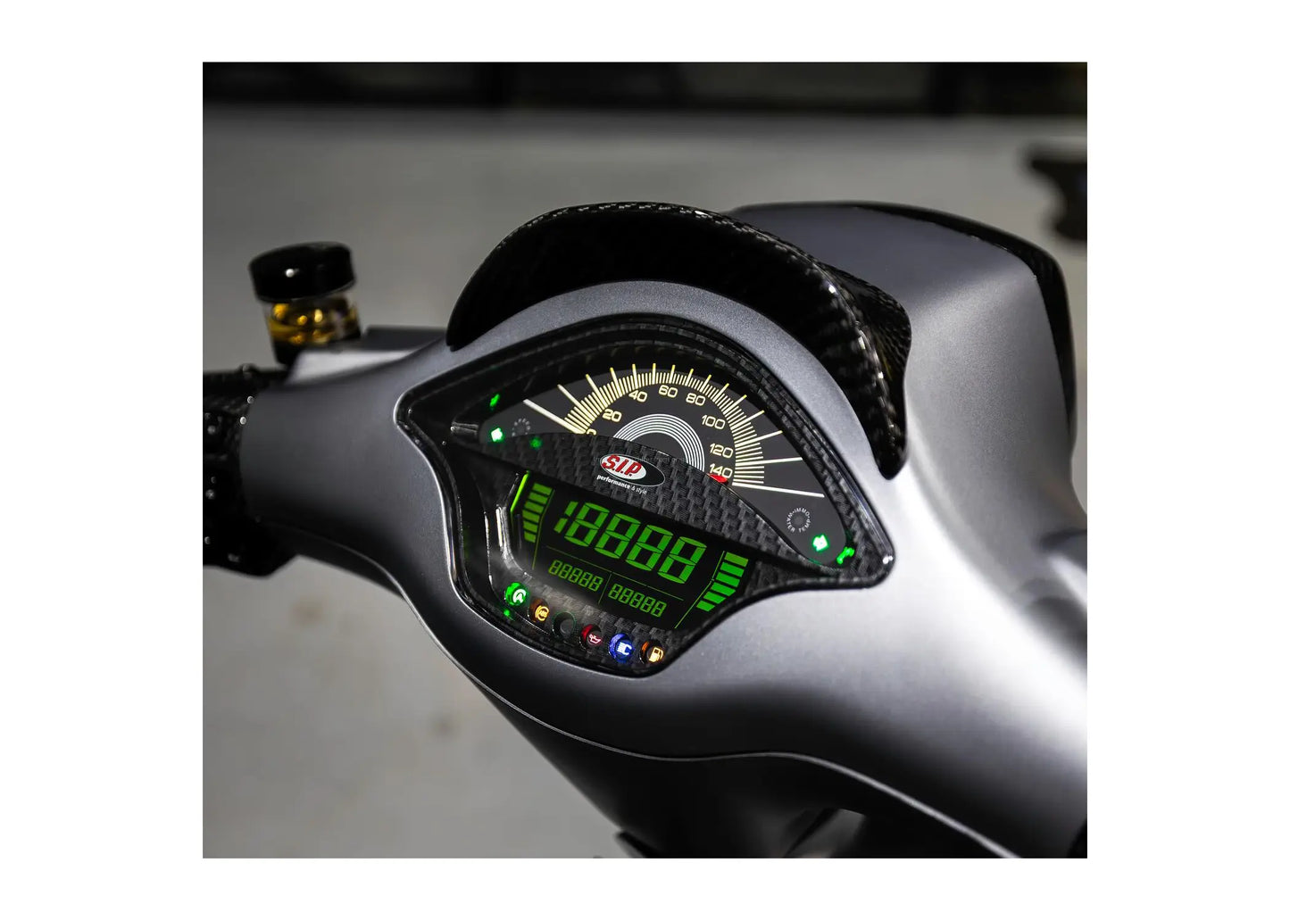 Carbon Fiber Cockpit Spoiler | Vespa Sprint 50-150cc 2T/4T AC FP Parts  Falan Parts