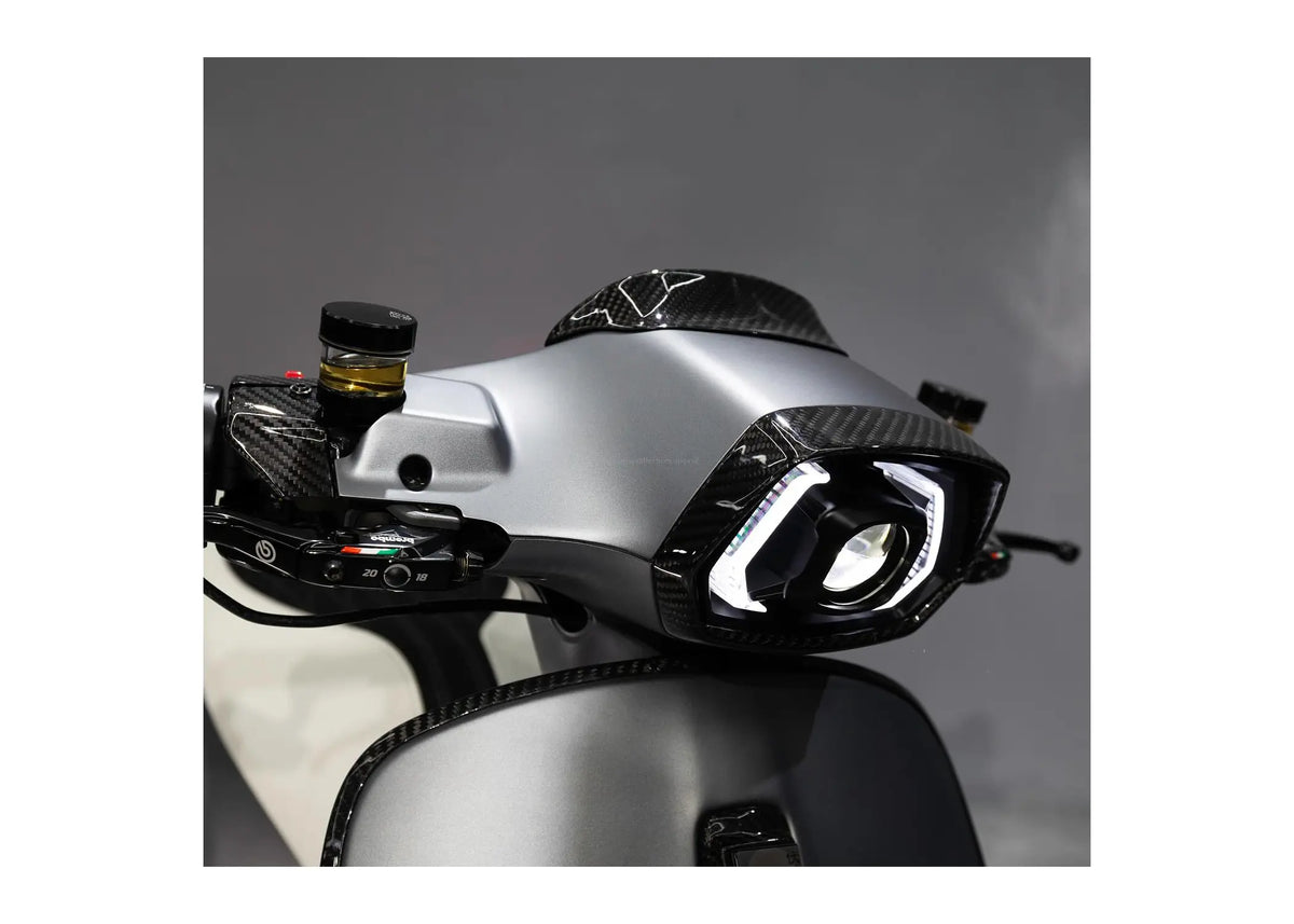 CIF Italy-Made Piaggio Vespa PK 50 S First Series Round Headlight Handlebar Cover – Genuine Replacement Part (CI 8157)