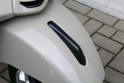 Carbon Fiber Mudguard Crest RACEFOXX | Vespa GTS/GTS Super 125/300cc (`23-) RACEFOXX  Falan Parts