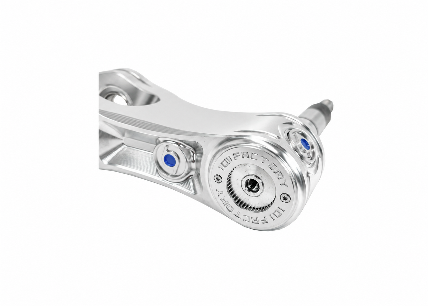 Swing Arm 1O1 Factory CNC Silver | Vespa ET2/-4/LX/ LXV/S/946/ GTS/GTS Super /GTV/GT 60/GT/ GT L 50-300cc 1O1 Factory  Falan Parts