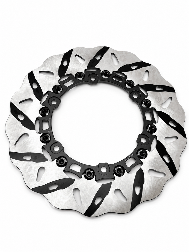 Brake Disc JS Manuf Black | Vespa GTS/GTS Super/GTV/GT 60/GT/GT L 125-310cc JS Manuf  Falan Parts