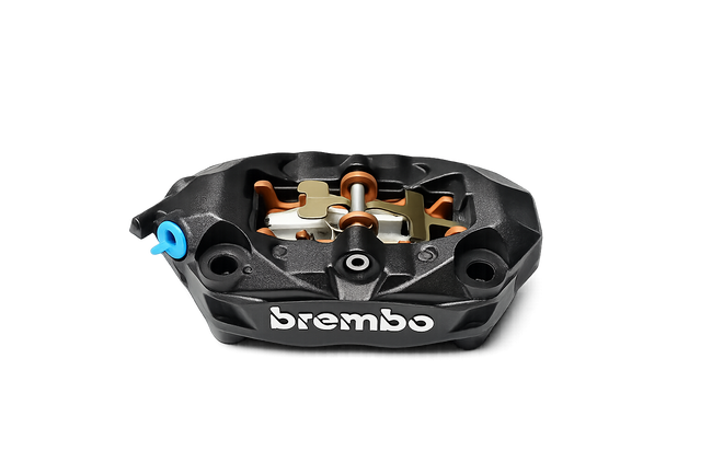 Brembo Caliper M4 Monoblock 100mm Black | Vespa Sprint/ Primavera/ GTS Models 50-300cc Brembo  Falan Parts