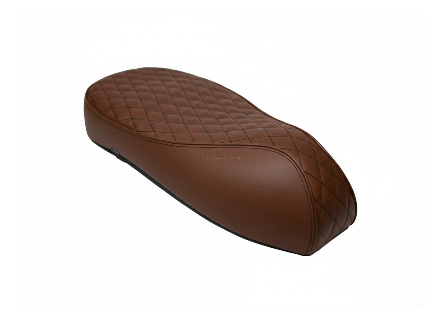 Custom Seat Black Diamond Stitch Merino Tartufo | Vespa GTS 125-310cc ('14-) Falan Parts  Falan Parts