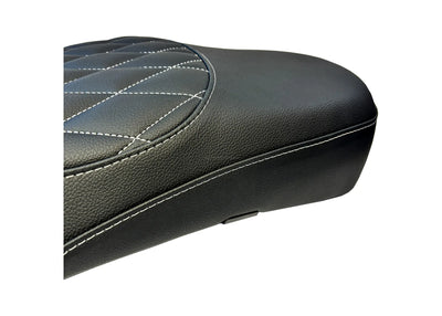 Custom Seat Black Diamond Stitch | Vespa GTS 300cc ('14-) FP Parts  Falan Parts