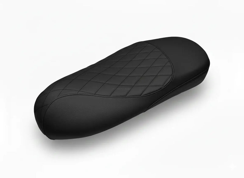 Custom Seat Black Diamond Stitch | Vespa GTS 300cc ('14-) FP Parts  Falan Parts