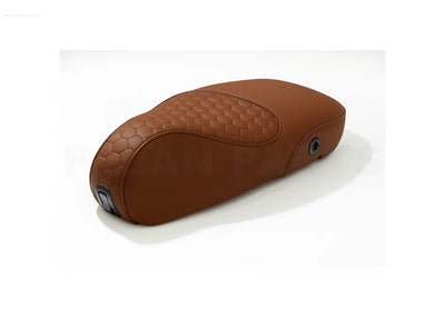 Custom Seat Deluxe Audi RS Light Brown | Vespa Sprint/ Primavera 50-150cc Falan Parts  Falan Parts