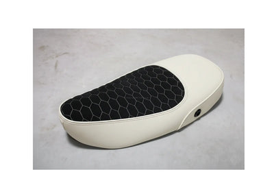 Custom Seat Deluxe Merino Elfenbeinwei | Vespa Vespa S/LX/LXV/ ET2-4 50-150cc FP Parts  Falan Parts