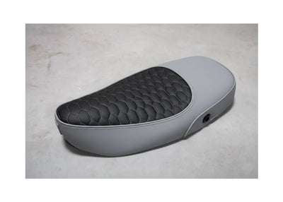 Custom Seat Deluxe Merino Silverstone | Vespa Vespa S/LX/LXV/ ET2-4 50-150cc FP Parts  Falan Parts