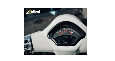 Deco Ring ZELIONI Speedometer Matt Black | Vespa GTS/GTS Super 125-300cc (2023-) Zelioni  Falan Parts