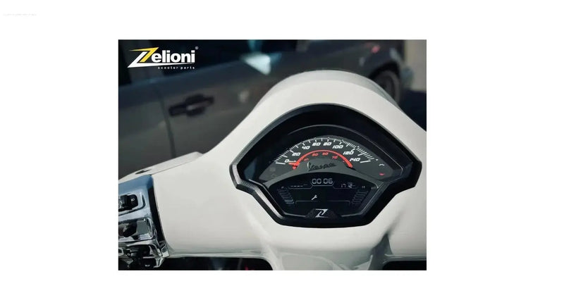 Deco Ring ZELIONI Speedometer Matt Black | Vespa GTS/GTS Super 125-300cc (2023-) Zelioni  Falan Parts