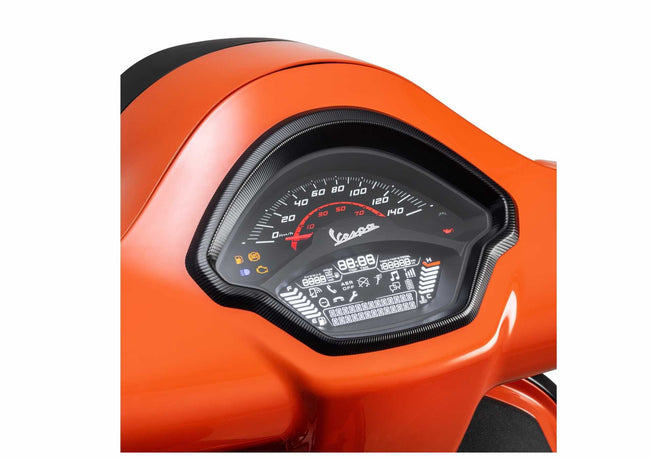 Deco Ring speedometer SIP Black CNC | Vespa GTS/GTS Super 125/300cc (`22-) SIP  Falan Parts