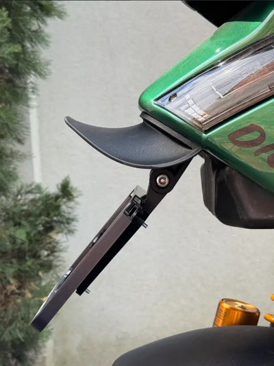 Duckwing License Plate Holder | Piaggio ZIP 2/4T ('2000-'22-) Falan Parts  Falan Parts