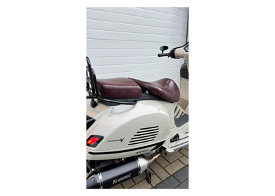 Duo Seat FP Parts Dark Brown | Vespa GTS/GTS Super Sport/GTV/GT 60/GT/GT L 125-310cc Falan Parts  Falan Parts