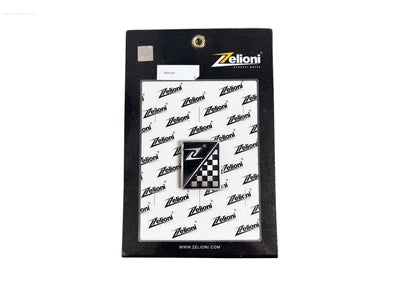 Emblem ZELIONI Square Horn Cover | Vespa PX125-200 MY/2011 f/ LX/LXV/S/Primavera/Sprint/GTS/GTS Super/GTV/GT 60/GT/GT L/946 50-300cc Zelioni  Falan Parts