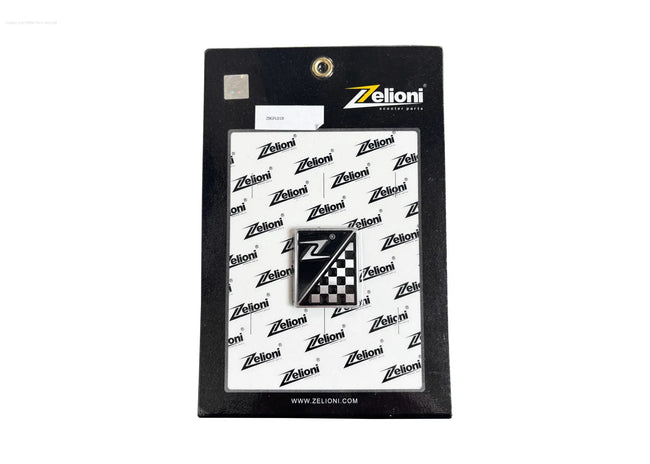 Emblem ZELIONI Square Horn Cover | Vespa PX125-200 MY/2011 f/ LX/LXV/S/Primavera/Sprint/GTS/GTS Super/GTV/GT 60/GT/GT L/946 50-300cc Zelioni  Falan Parts